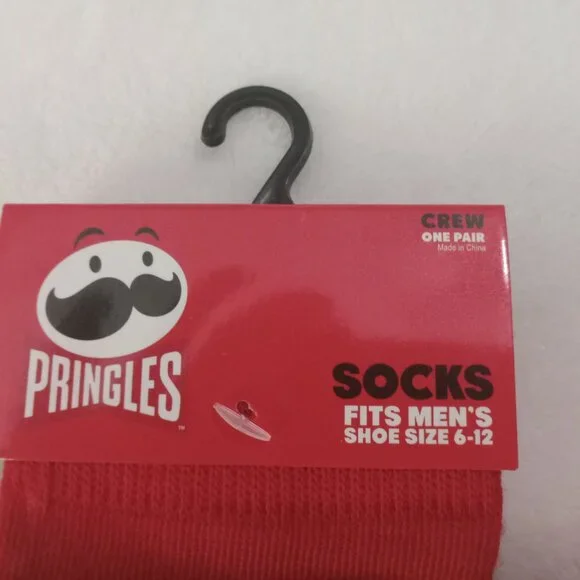 FASHION STATEMENT NWT NOVELTY SOCKS -PRINGLES, PEZ AND OCSCAR MEYER - SIZE 6-12 - Picture 6 of 7